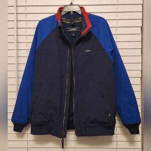 Lands' End Men's Lined Colorblock Jacket Size M